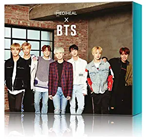 MEDIHEAL Official [Korea's No 1 Sheet Mask] MEDIHEAL X BTS Set (Soothing Care) - Mask Sheet 10ea + BTS Photocard 14ea