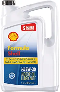 Formula Shell 550045245 5W-30 Motor Oil (GF-5), 5 Quart