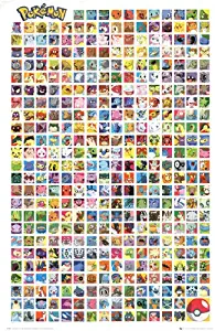 POKEMON POSTER Amazing Cast Collage RARE HOT NEW 24X36