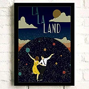 La La Land Movie Ryan Gosling Emma Stone Poster Prints Wall Art Decor Unframed,16.5" x 12"/ 31.5" x 22",Multiple Patterns Available