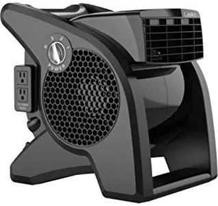 Lasko Pro Performance High Velocity Utility Fan, Black