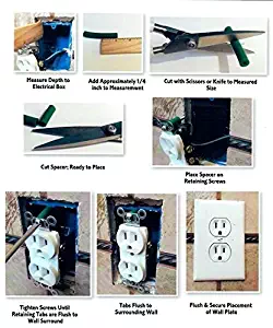 Effortless Electrical Box Outlet and Socket Spacers