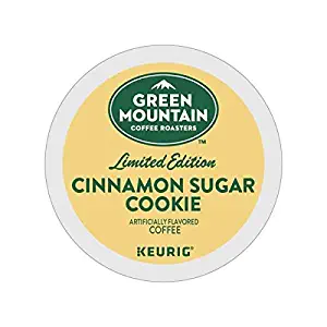 Green Mountain Coffee Roasters Cinnamon Sugar Cookie Keurig Single-Serve K-Cup Pods, Light Roast Coffee, 72 Count