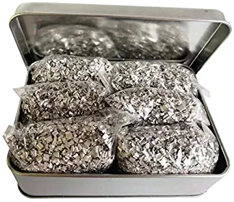 Emergency Fire Starter Magnesium 6 Bags100% Pure+ 1 Free Tin Box Camping Hiking Bushcraft