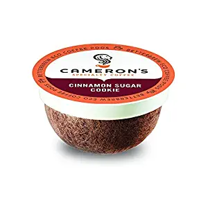 Cameron's Coffee Single Serve Pods, Flavored, Cinnamon Sugar Cookie, 12 Count (Pack of 1)