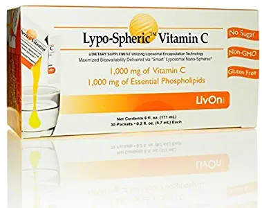 Lypo-Spheric Vitamin C (1 Carton) by LivOn Labs