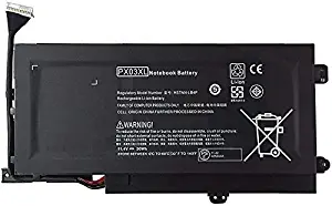 Binger New Px03xl Replacement Laptop Battery Compatible WithHP Envy 14 Touchsmart M6 M6-k M6-K025DX M6-K054CA K002TX K022DX M6-k022dx M6-k012dx M6-K010DX M6-K015DX M6-K122DX M6-K125DX(11.25v 50wh)